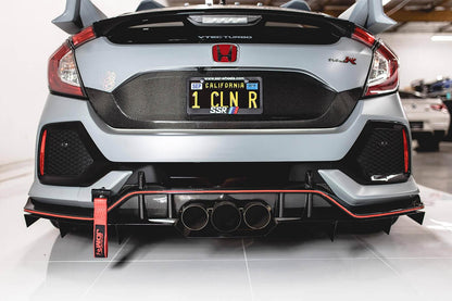 Aeroflow Dynamics Rear Diffuser V2 (2017-2021 Honda Civic Type-R)