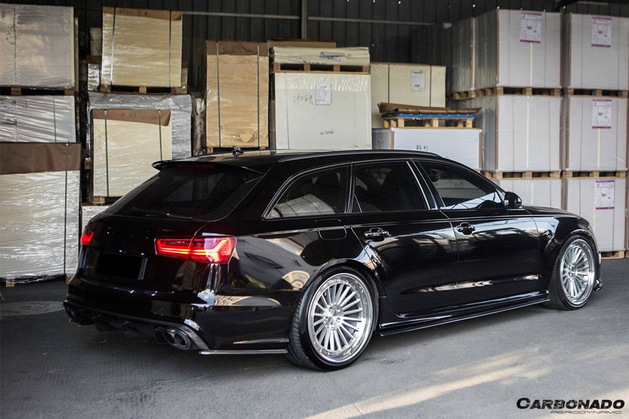 Carbonado 2013-2018 Audi RS6 Avant MN Style Carbon Fiber Side Skirts