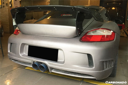 Carbonado TA Style Rear Bumper and Trunk Spoiler | 2005-2008 Porsche Boxster 987