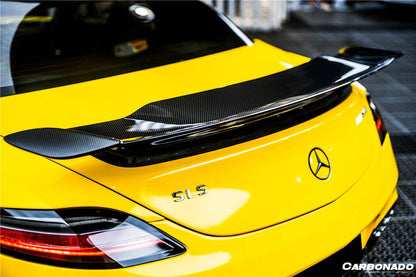 Carbonado 2010-2015 Mercedes Benz W197 SLS AMG BKSS Style Carbon Fiber Trunk Spoiler