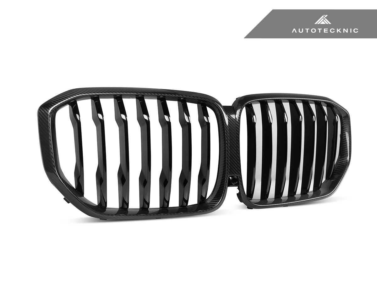 Parrilla delantera de fibra de carbono seca AutoTecknic - G05 X5 Pre-LCI