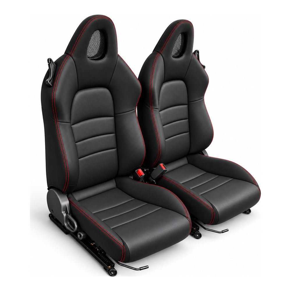 JDMuscle [00-05 S2000] OEM+ Custom Seats (JDM-S2K-SEAT#BSBSB)