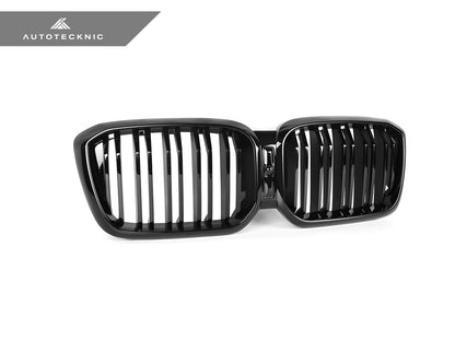 Parrilla delantera AutoTecknic de doble lama en negro brillante - G01 X3 | G02 X4 LCI