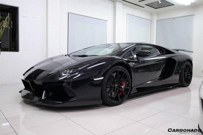 Carbonado 2011-2016 Lamborghini Aventador LP700 Coupe  Roadster DM Style Carbon Fiber Front Lip