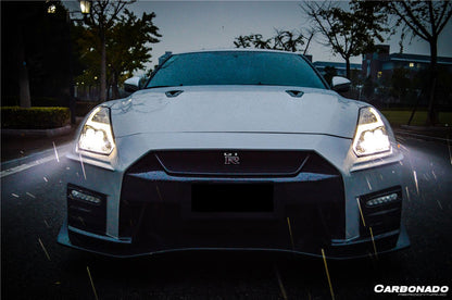 Carbonado 2008-2016 Nissan GTR R35 CBA  DBA NISMO Ver17 Style Front Bumper