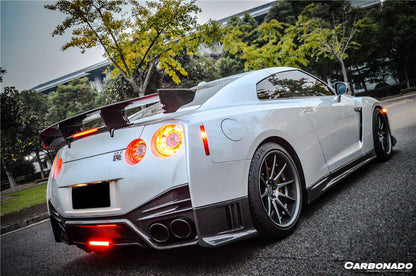 Parachoques trasero estilo NISMO Carbonado 2008-2023 Nissan GTR R35 CBA DBA EBA