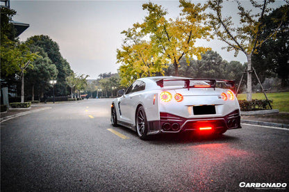 Parachoques trasero estilo NISMO Carbonado 2008-2023 Nissan GTR R35 CBA DBA EBA