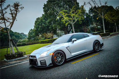 Carbonado 2008-2016 Nissan GTR R35 CBA  DBA NISMO Ver17 Style Front Bumper