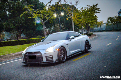 Carbonado 2008-2016 Nissan GTR R35 CBA  DBA NISMO Ver17 Style Front Bumper