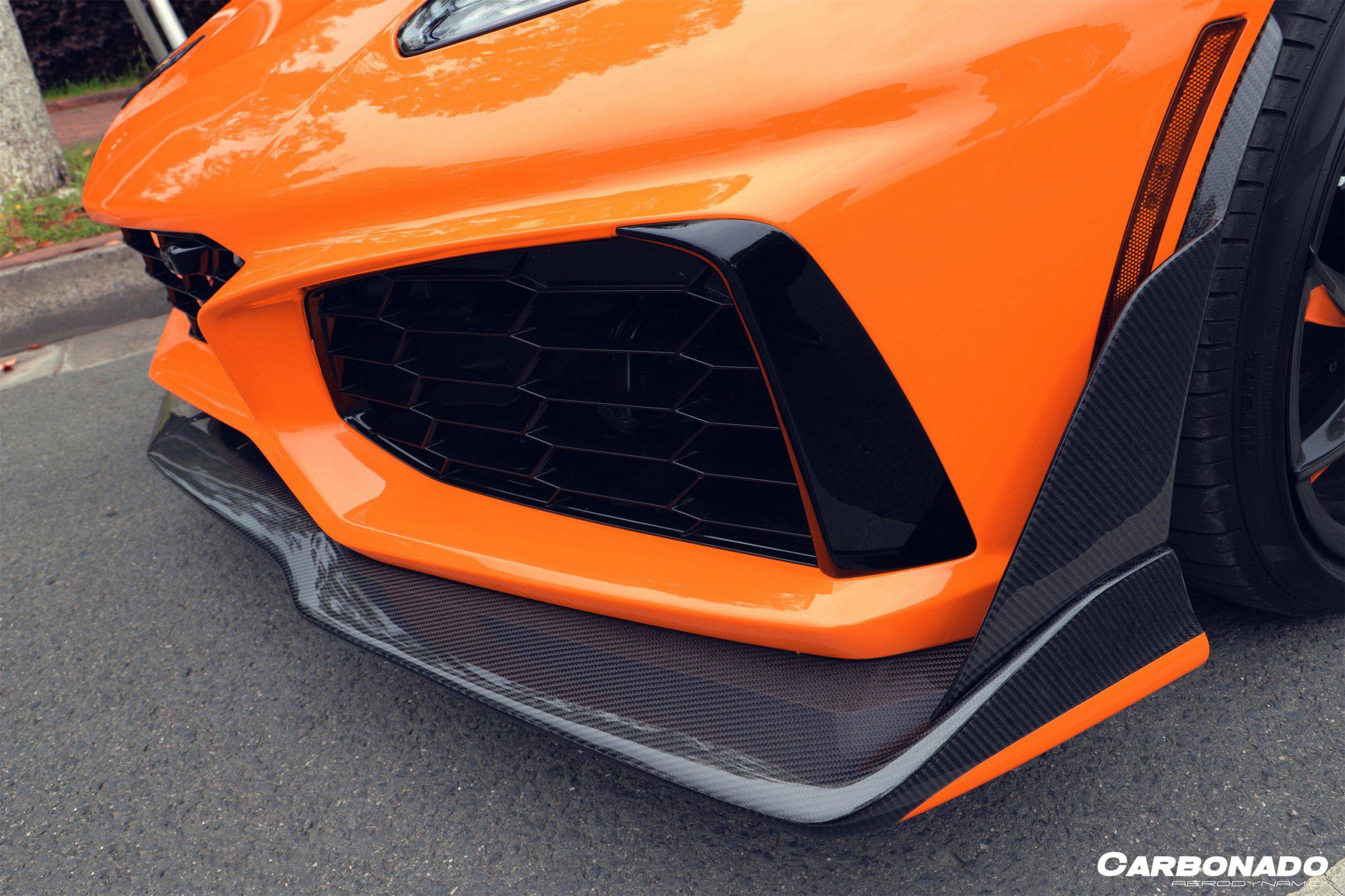 Kit de carrocería de conversión frontal estilo ZR1 para Corvette C7 Z51 Carbonado 2013-2019
