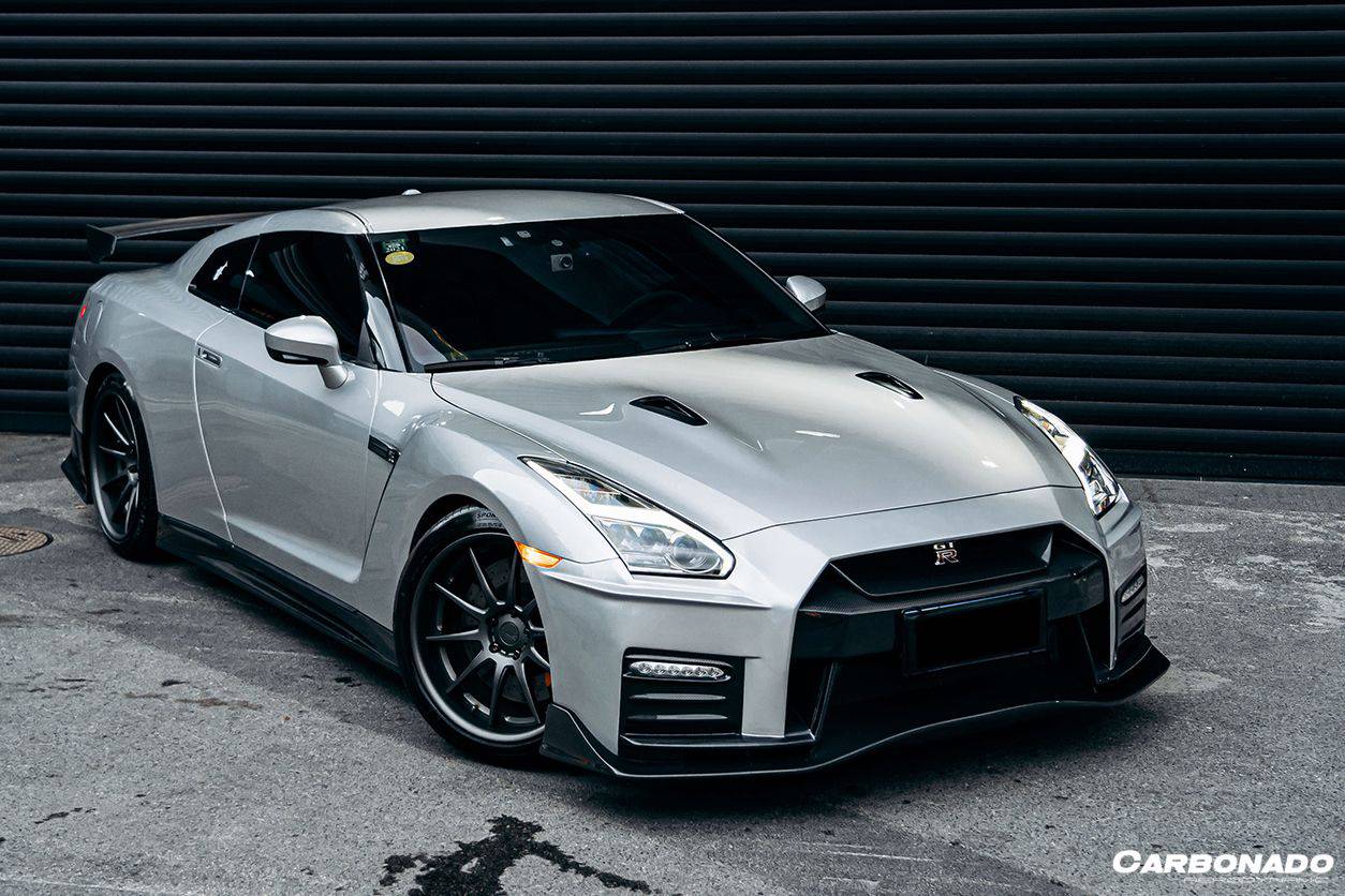 Carbonado 2008-2016 Nissan GTR R35 CBA  DBA NISMO Ver17 Style Front Bumper