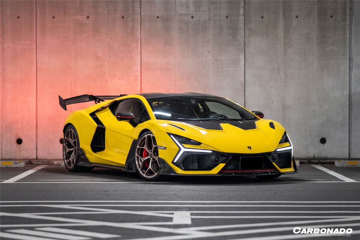 Carbonado Aero BK Style Autoclave Carbon Fiber Side Skirts | 2024-UP Lamborghini Revuelto
