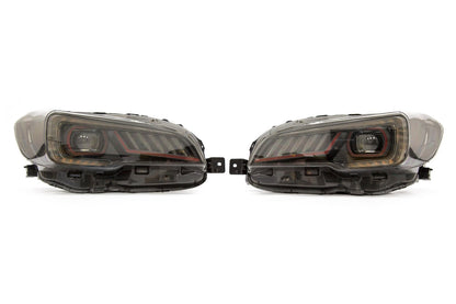 OLM Sokudo LED Headlights with DRL + Sequential Turns - 2015 - 2021 Subaru WRX / STI - 4