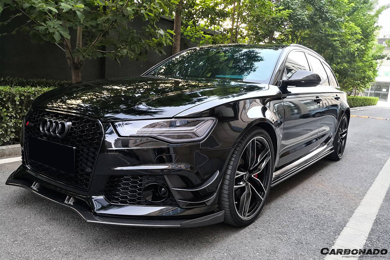 Carbonado 2013-2018 Audi RS6 Avant MN Style Carbon Fiber Side Skirts