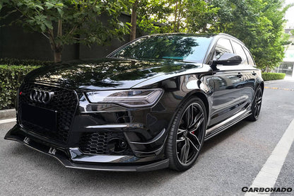 Carbonado 2013-2018 Audi RS6 Avant MN Style Carbon Fiber Side Skirts
