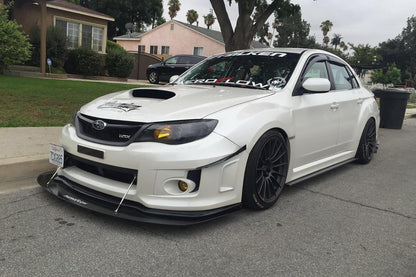 Divisor delantero V1 para Subaru WRX/STI 2008-2014 con dinámica de flujo de aire
