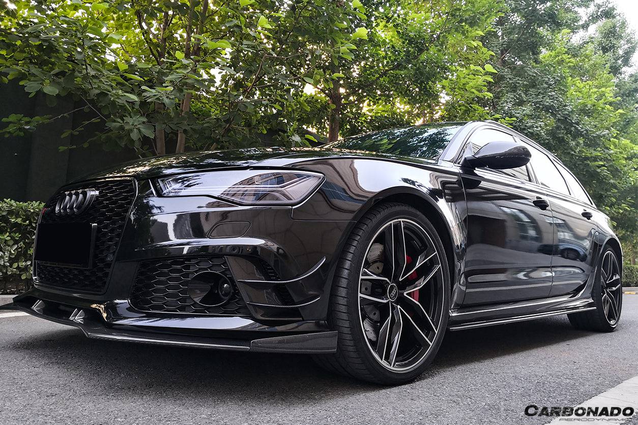 Carbonado 2013-2018 Audi RS6 Avant MN Style Carbon Fiber Side Skirts
