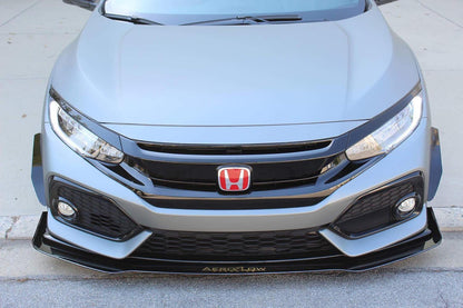 Aeroflow Dynamics Splitter V1 (2017-2021 Honda Civic Hatchback, Si Coupe, Si Sedan)