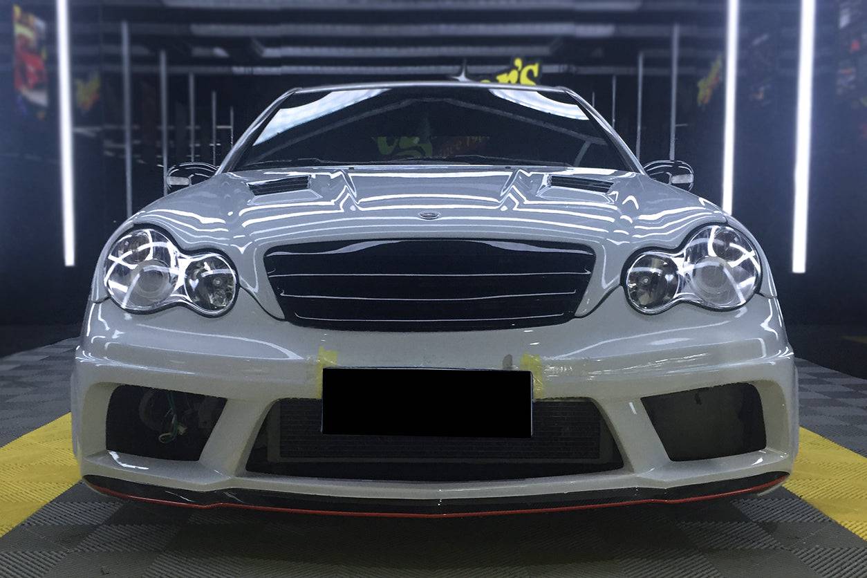 Carbonado AMG3 Style Front Bumper | 2001-2007 Mercedes Benz W203 C Class