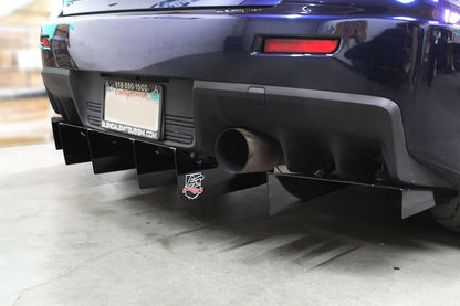 Aeroflow Dynamics 2007-2015 Mitsubishi Evo Rear Diffuser V2