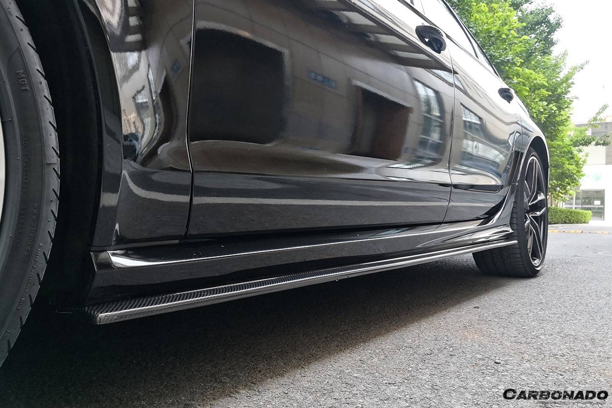 Carbonado 2013-2018 Audi RS6 Avant MN Style Carbon Fiber Side Skirts