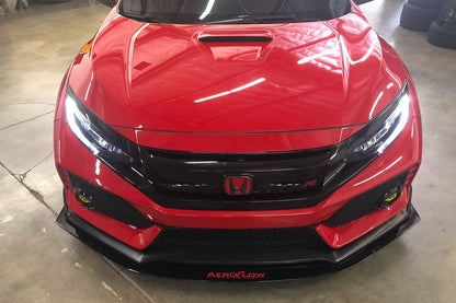 Aeroflow Dynamics Splitter V1 (2017-2021 Honda Civic Type-R)