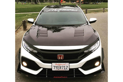 Aeroflow Dynamics Splitter V2 (2017-2021 Honda Civic Hatchback, Si Coupe, Si Sedan)