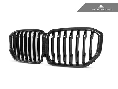Parrilla delantera de fibra de carbono seca AutoTecknic - G05 X5 Pre-LCI