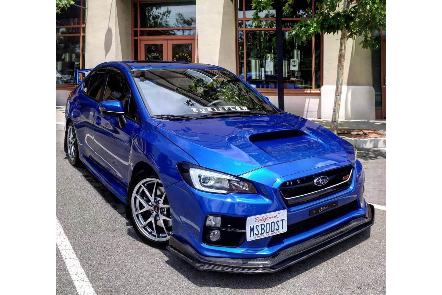 Divisor de fibra de carbono para Subaru WRX/STI 2015-2021 con dinámica de flujo de aire