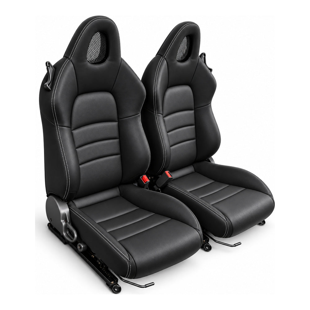 JDMuscle [00-05 S2000] OEM+ Custom Seats (JDM-S2K-SEAT#BSBSB)