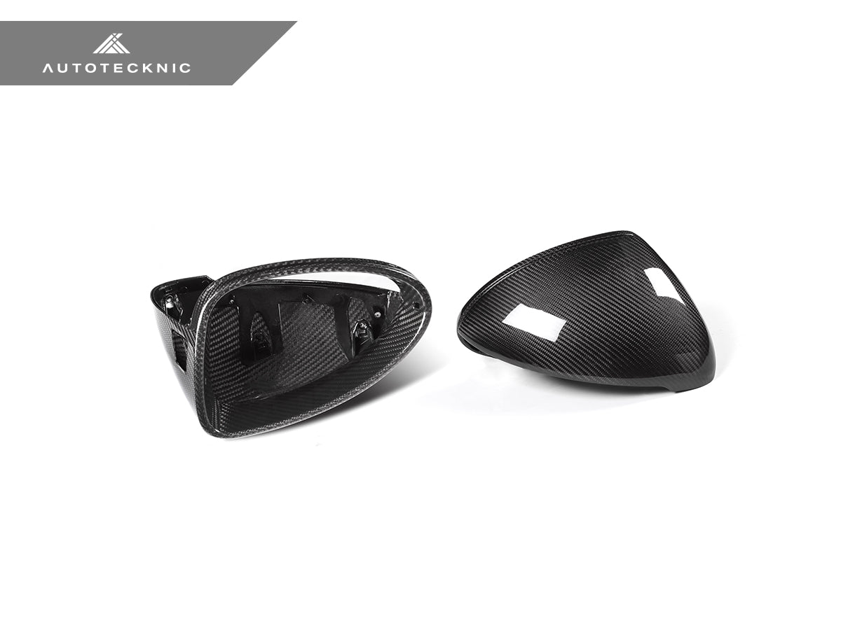 Cubiertas de repuesto de carbono seco para espejos retrovisores AutoTecknic - Porsche 958.2 Cayenne
