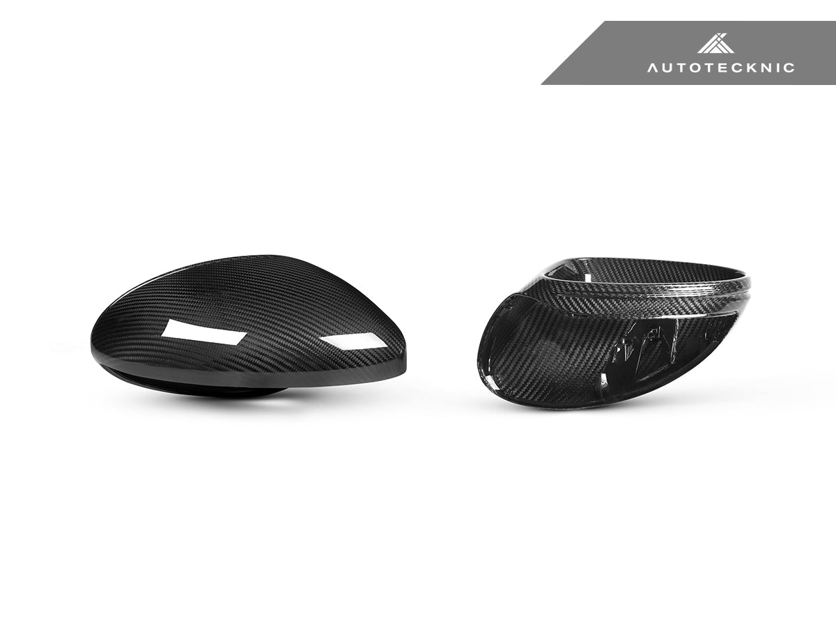 AutoTecknic Replacement Carbon Fiber Mirror Covers - Porsche 718 Cayman | Boxster - 4