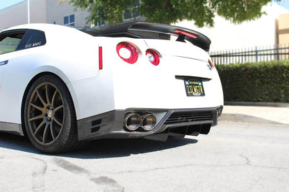 Aeroflow Dynamics Rear Diffuser V1 (2012-2020 Nissan GTR) - 2