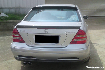 Alerón de maletero estilo BS para Mercedes Benz W203 Clase C Carbonado 2001-2007