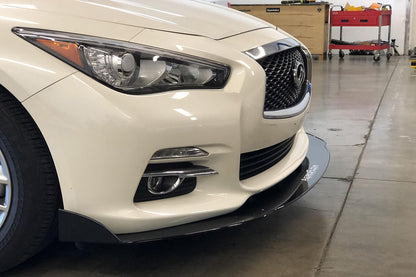 Aeroflow Dynamics 2016-2018 Infiniti Q50 V2 Front Splitter ( Non Sport Bumper )