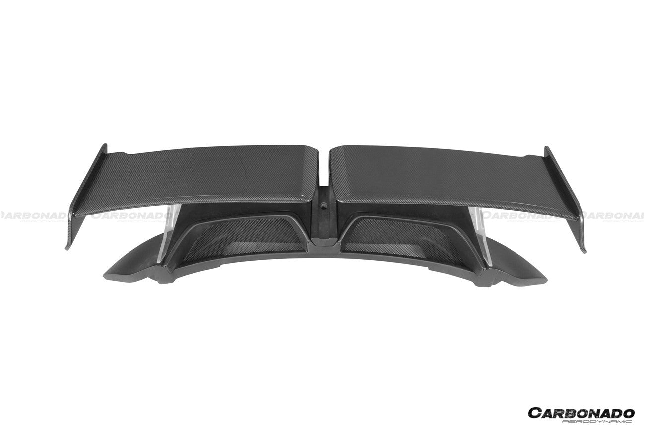 Alerón de maletero estilo TA para Porsche 911 992 Targa Cabriolet Carbonado 2019-2023