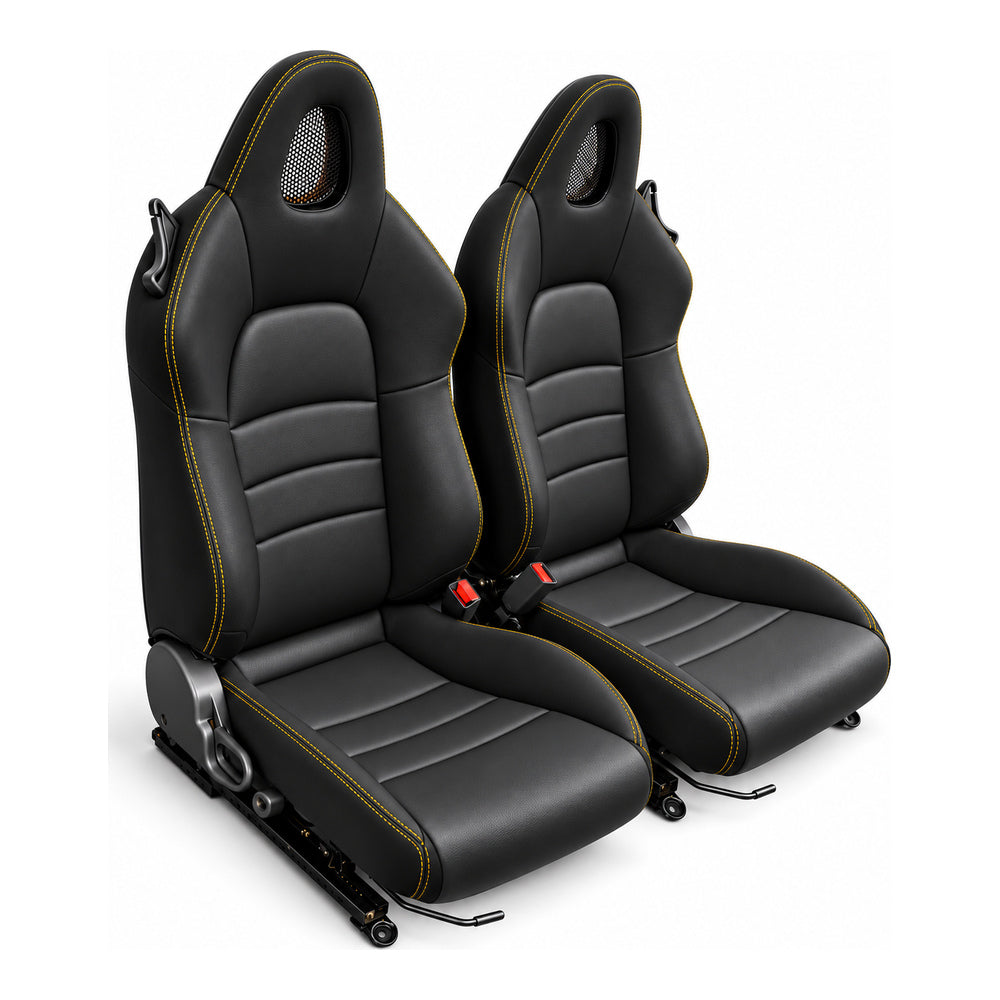 JDMuscle [00-05 S2000] OEM+ Custom Seats (JDM-S2K-SEAT#BSBSB)