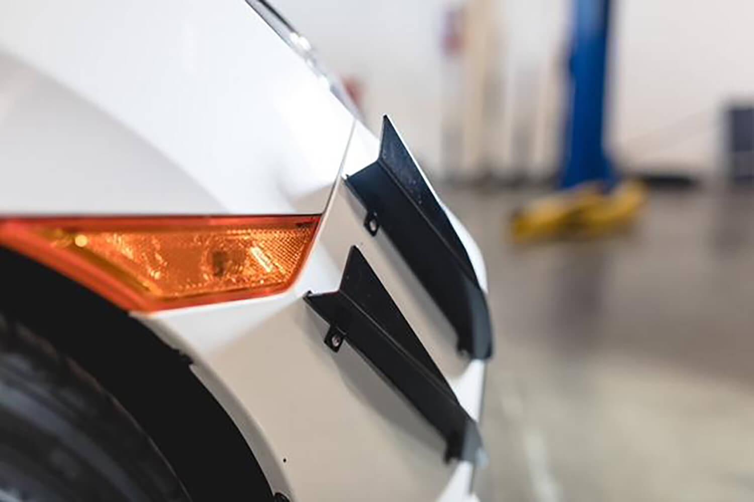 Aeroflow Dynamics V2 Canards (2017-2021 Honda Civic Hatchback, Si Coupe, Si Sedan)
