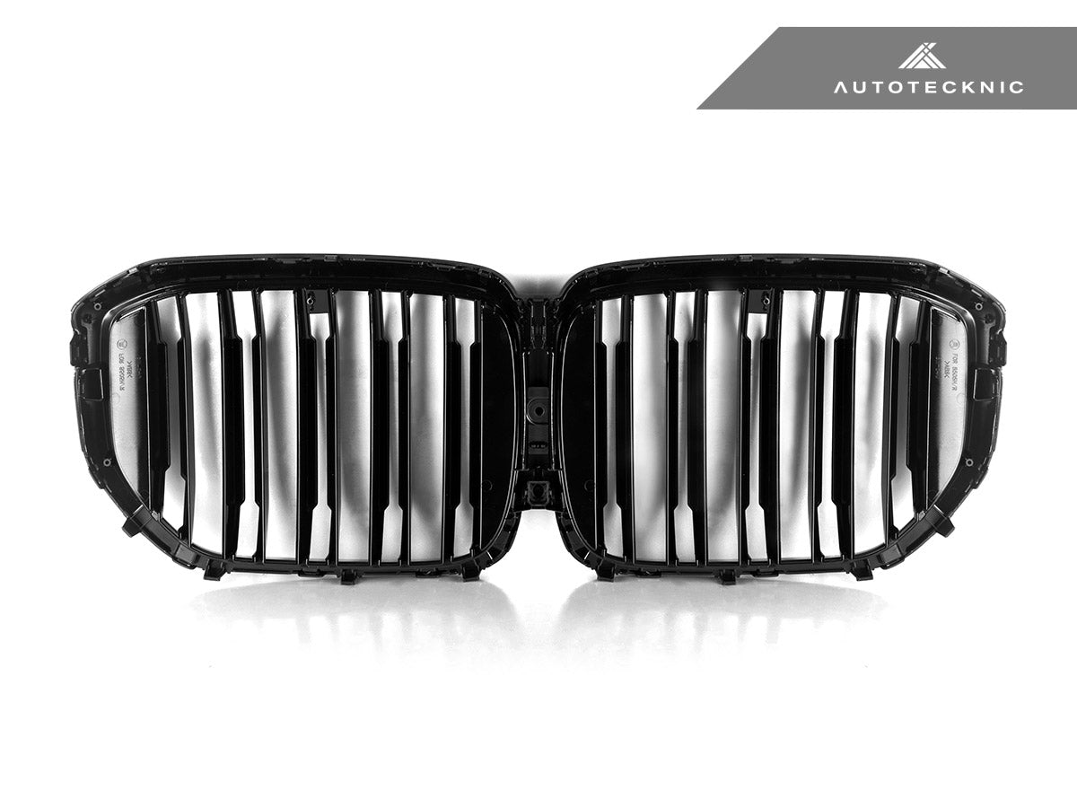 Parrilla delantera AutoTecknic de doble lama en negro brillante - G05 X5 LCI