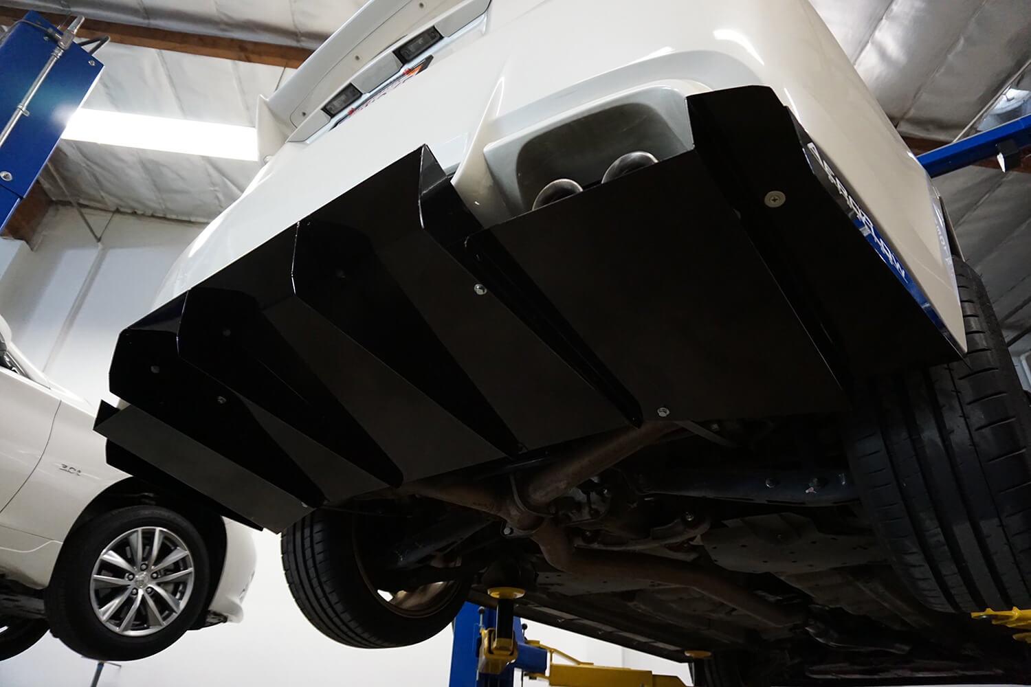 Aeroflow Dynamics Rear Diffuser V2 (2011-2014 Subaru WRX/STI Sedan) - 5