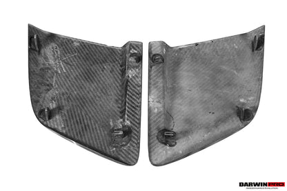 DarwinPRO GT4 Style Dry Carbon Fiber Side Door Panel Blades | 2016-2025 Audi R8 Coupe & Spyder
