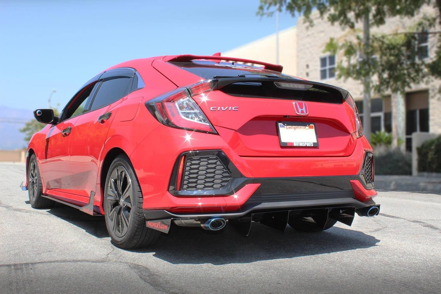 Aeroflow Dynamics Rear Diffuser (2017-2021 Honda Civic Hatch)