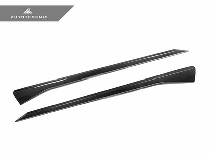Juego de extensiones de faldones laterales de fibra de carbono seco AutoTecknic - G90/G99 M5