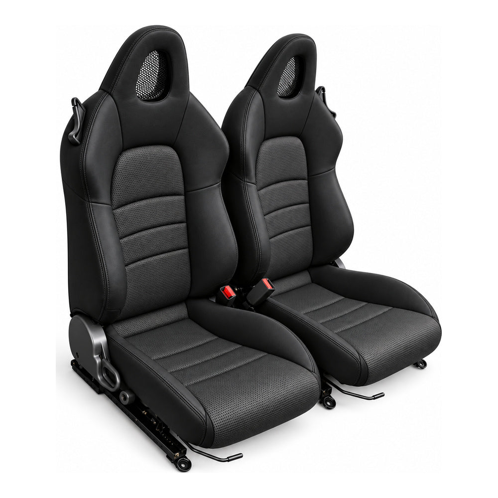 JDMuscle [00-05 S2000] OEM+ Custom Seats (JDM-S2K-SEAT#BSBSB)