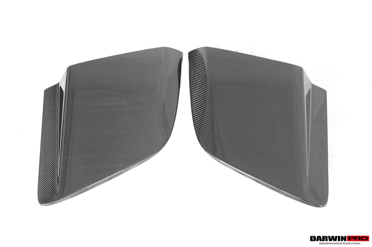 DarwinPRO GT4 Style Dry Carbon Fiber Side Door Panel Blades | 2016-2025 Audi R8 Coupe & Spyder
