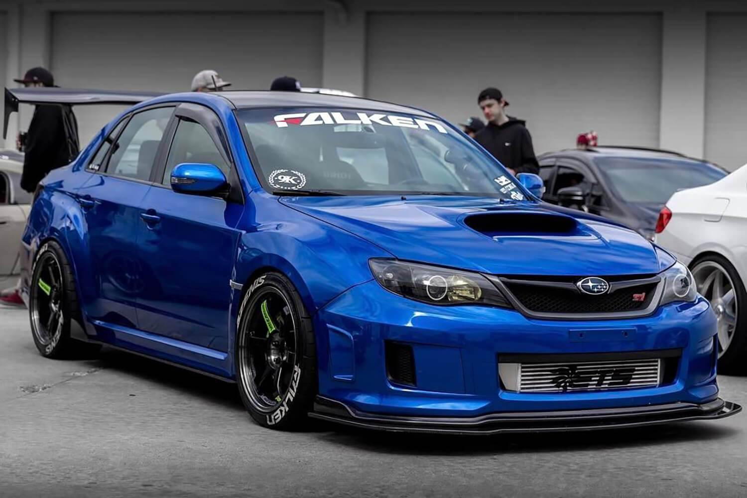 Extensiones de faldones laterales Aeroflow Dynamics para Subaru WRX/STI 2008-2014 (versión 2)