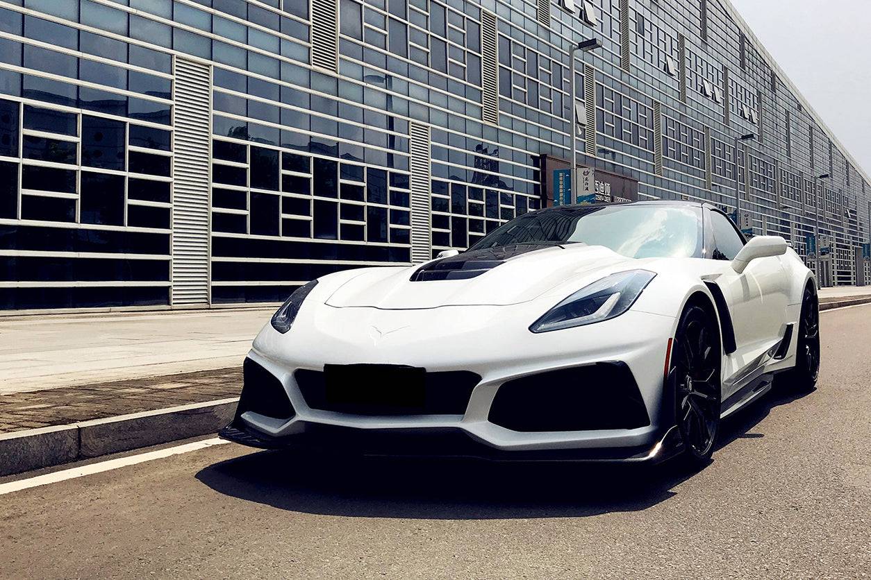Carbonado 2013-2019 Corvette Z06 Grandsport ZR1 Style Front Conversion Body Kit