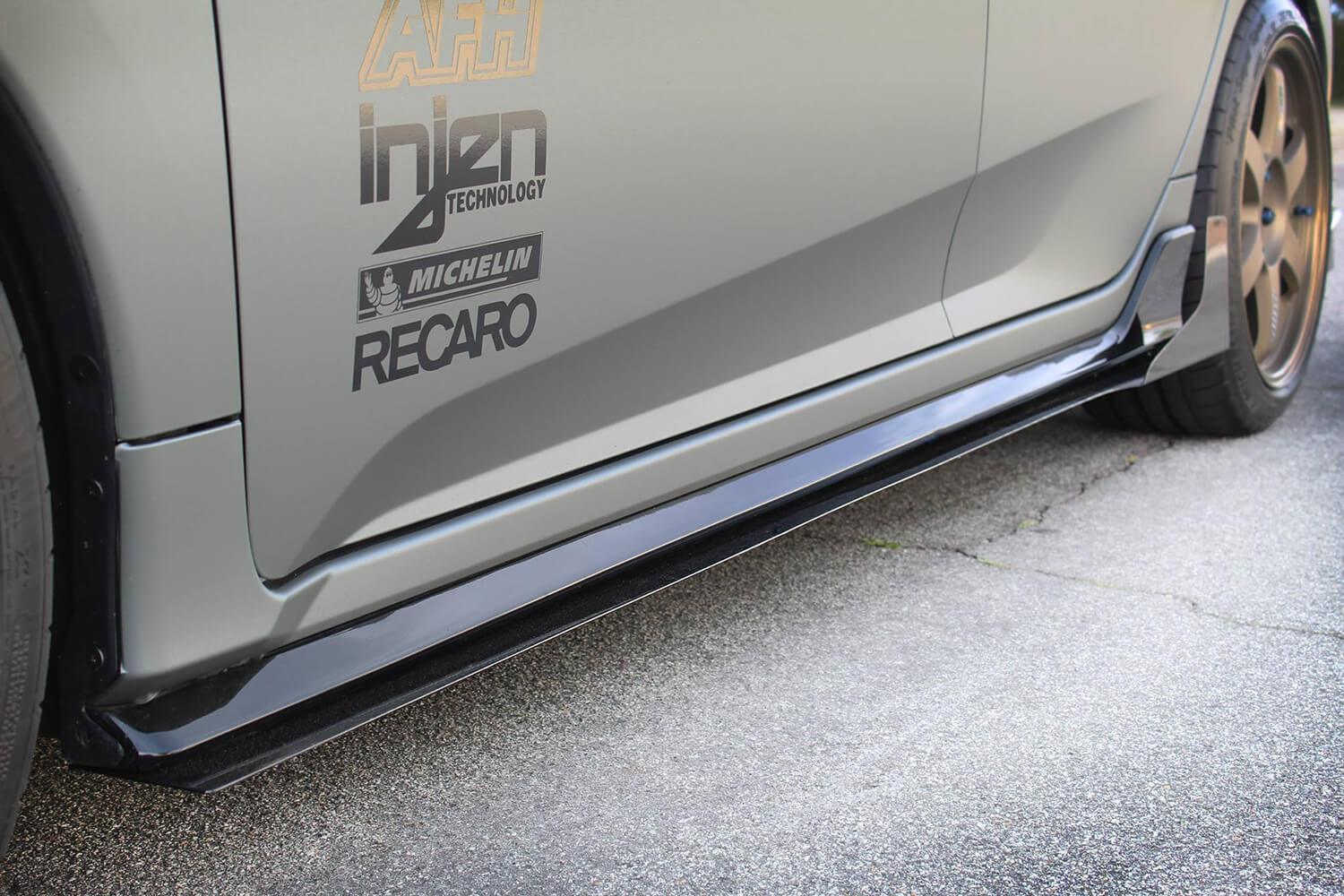 Aeroflow Dynamics Side Skirt Extension V3 (2017-2021 Honda Civic Hatch/Sedan)