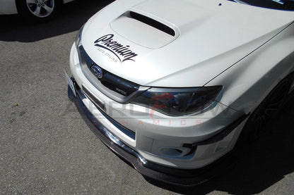 Divisor delantero de fibra de carbono Aeroflow Dynamics para Subaru WRX/STI 2008-2014
