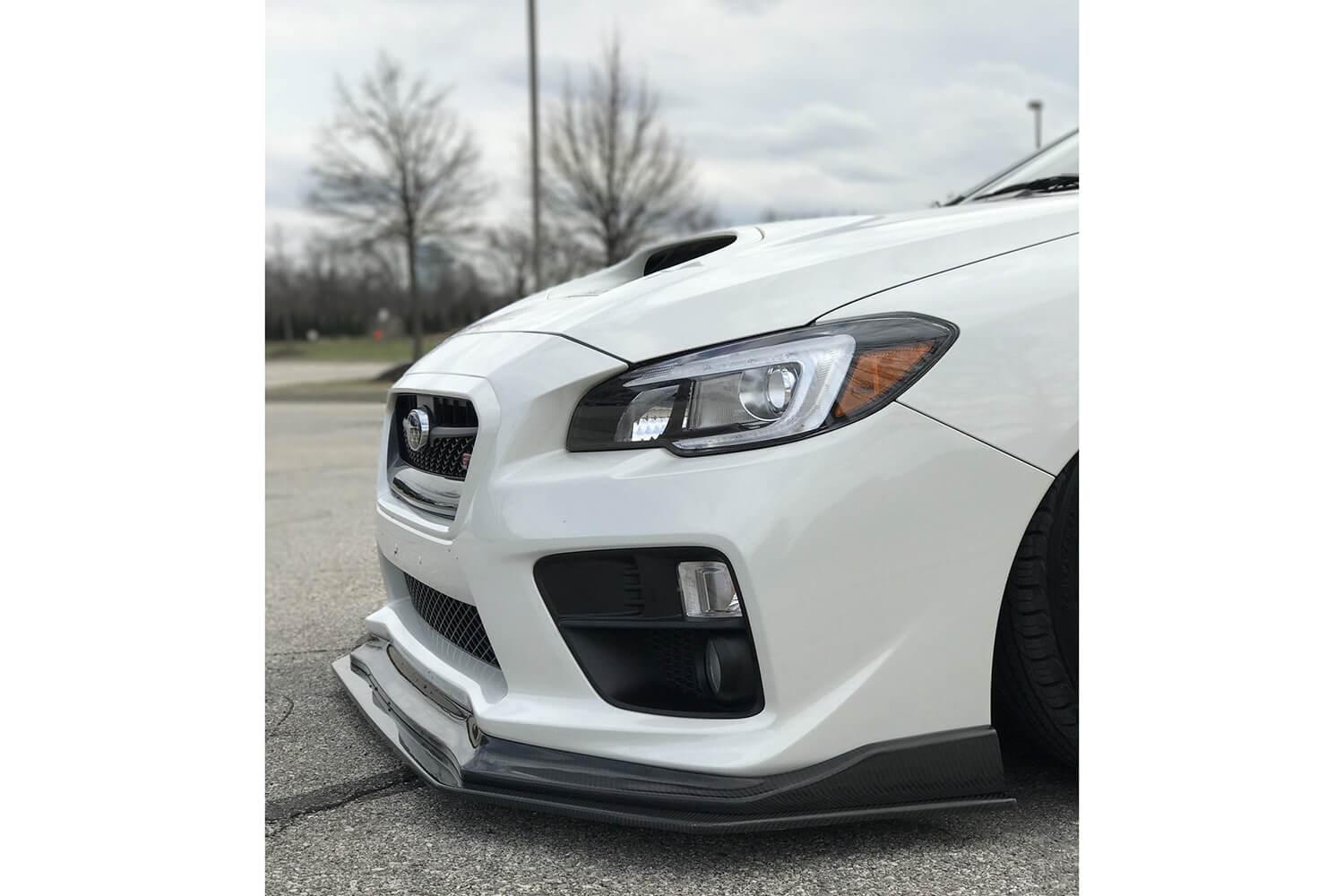 Divisor de fibra de carbono para Subaru WRX/STI 2015-2021 con dinámica de flujo de aire
